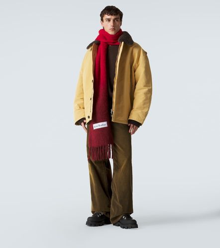 Sciarpa con logo e frange - Acne Studios - Modalova