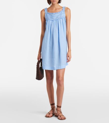 Dôen Vestido corto Bea de ramio con encaje - Doen - Modalova