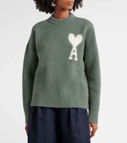 Pullover Ami de Cœur in misto alpaca - Ami Paris - Modalova