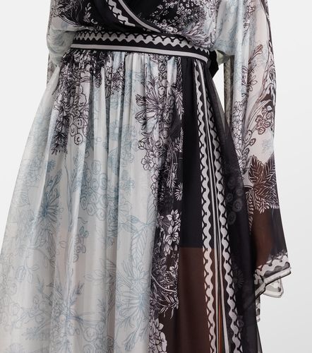 Falda larga de chifón de seda estampada - Elie Saab - Modalova