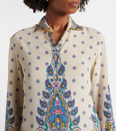 Etro Camicia in seta con stampa - Etro - Modalova