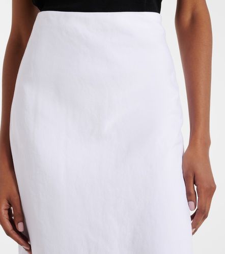Vince Easy linen-blend midi skirt - Vince - Modalova