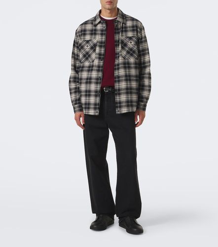 Camicia in flanella di cotone a quadri - Moncler - Modalova