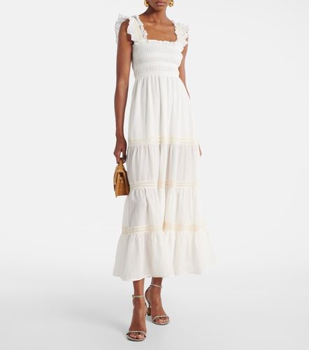 Vestido largo Aubrie de gasa de algodón - Rixo - Modalova