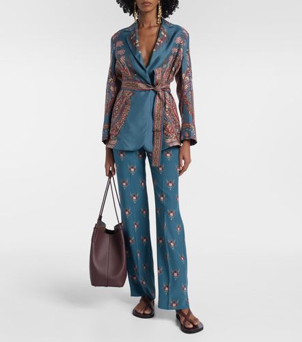 Blazer de seda con estampado floral - Etro - Modalova