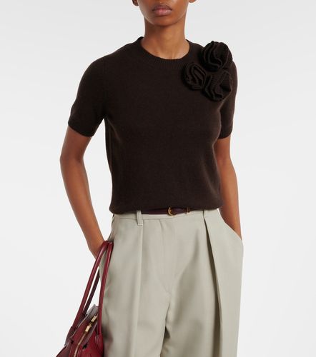 Pullover in lana e cashmere floreale - Jardin des Orangers - Modalova