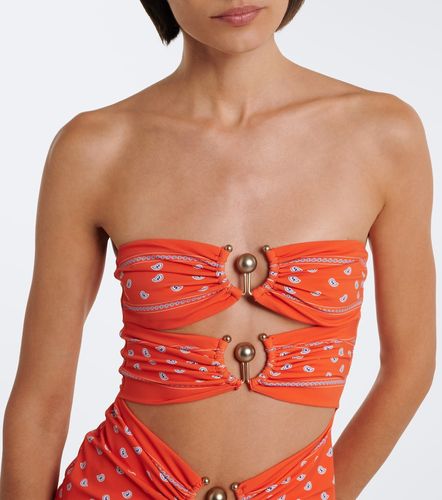 Vestido corto Orbit estampado con aberturas - Christopher Esber - Modalova