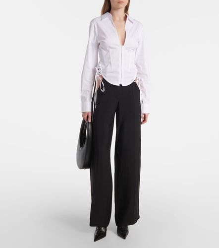 Top bustier de mezcla de algodón - Mugler - Modalova