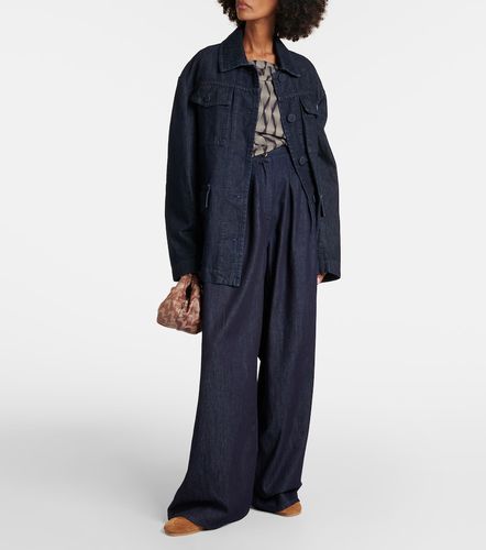 Jeans a gamba larga e vita alta - Dries Van Noten - Modalova