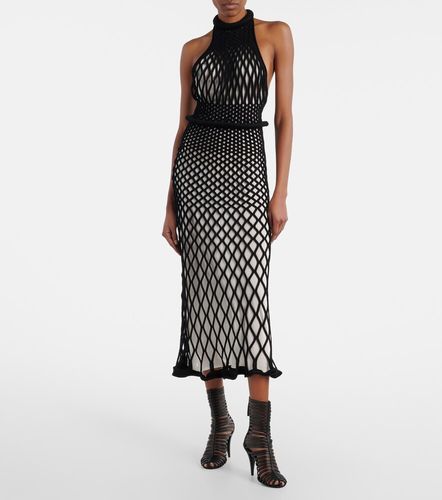 Abito midi in mesh con scollo all’americana e schiena scoperta - Givenchy - Modalova