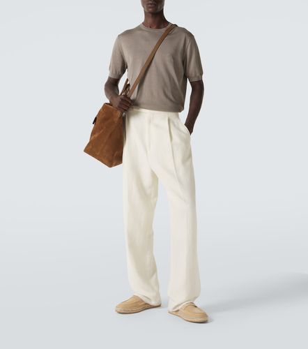 Pullover in seta e cotone - Giorgio Armani - Modalova