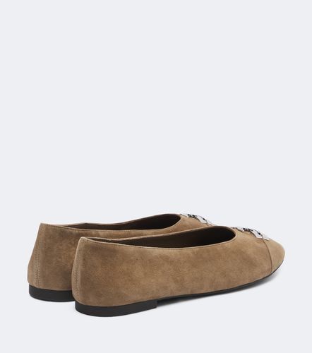 Bailarinas Charlie de ante - Tory Burch - Modalova