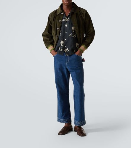Jeans Knolly Brook a gamba larga con ricamo - Bode - Modalova