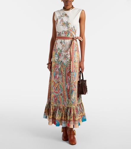 Vestido largo de algodón estampado - Etro - Modalova