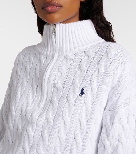 Pullover in cotone a trecce con logo - Polo Ralph Lauren - Modalova