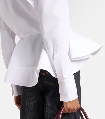 Peplum cotton poplin shirt - Stella McCartney - Modalova