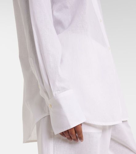 Camicia oversize in cotone e lino - Toteme - Modalova