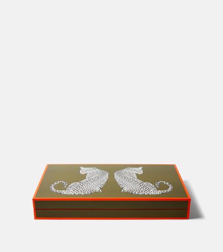 Set da backgammon Leopard laccato - Jonathan Adler - Modalova