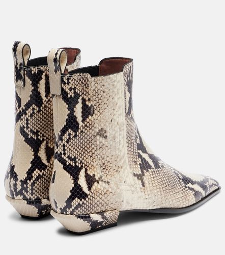 Botines Bettina de piel grabada - Paris Texas - Modalova