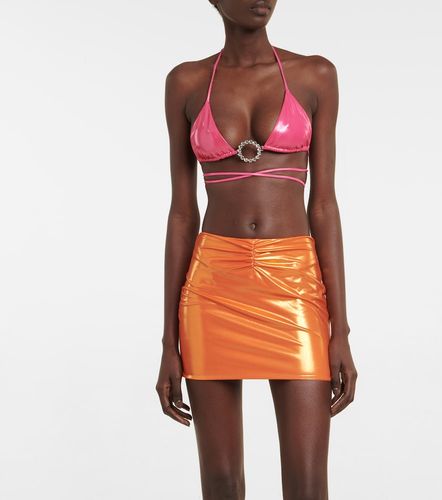 Alessandra Rich Metallic miniskirt - Alessandra Rich - Modalova