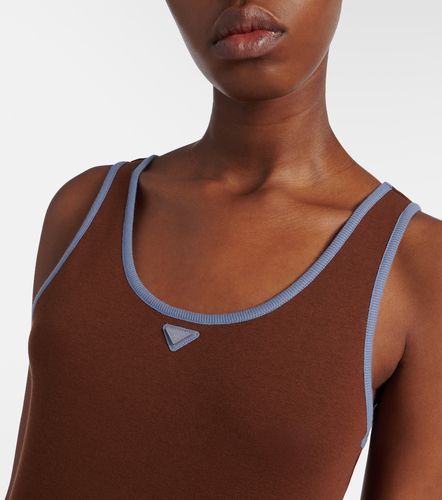 Prada Tank top in jersey di cotone - Prada - Modalova