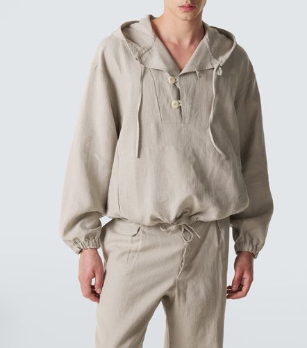 Stoffa Hooded linen jacket - Stoffa - Modalova
