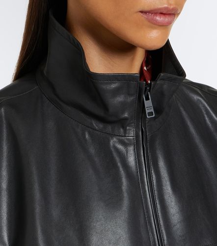 Prada Chaqueta cropped de piel - Prada - Modalova