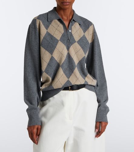 Róhe Pullover polo in misto lana argyle - Rohe - Modalova