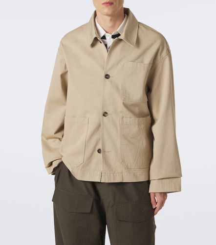 Embroidered cotton canvas jacket - JW Anderson - Modalova