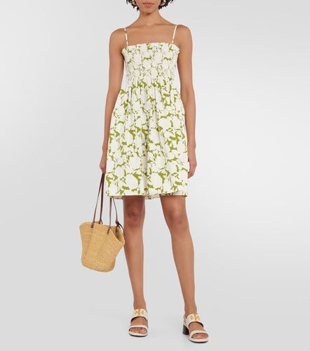 Vestido corto en popelín de algodón - Tory Burch - Modalova