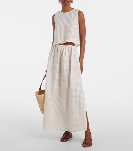 Top cropped Kobe in cotone e lino - Asceno - Modalova