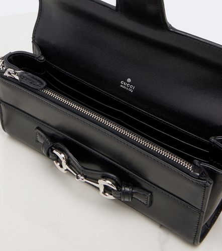Cartera con cadena Mini de piel con Horsebit - Gucci - Modalova