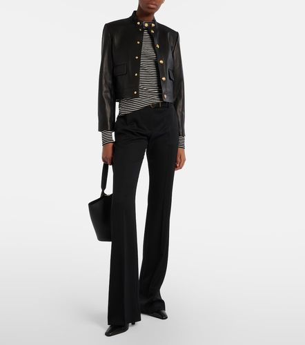 Hadley cropped leather jacket - Nili Lotan - Modalova
