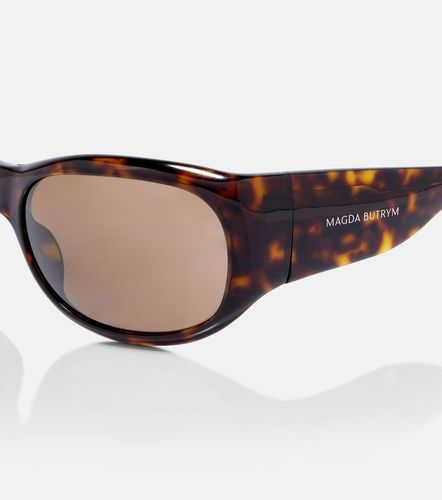 Gafas de sol redondas con logo - Magda Butrym - Modalova