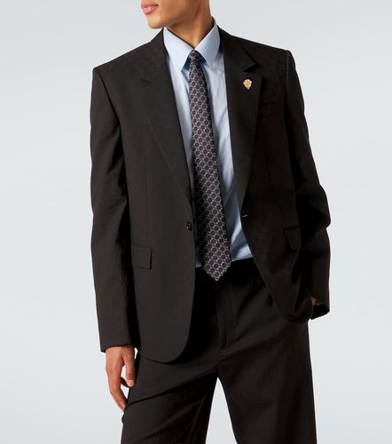 Corbata de jacquard de seda con Horsebit - Gucci - Modalova