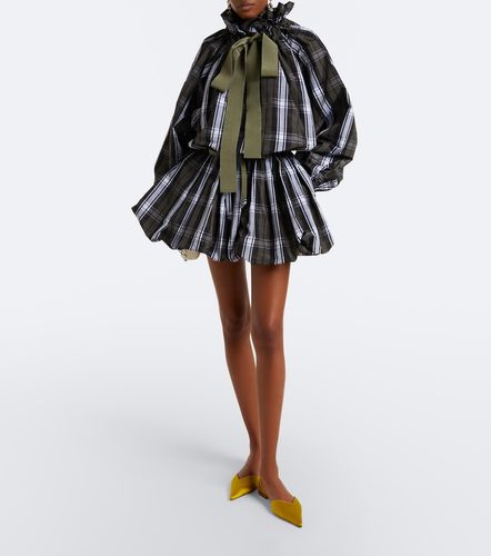 Patou Checked balloon miniskirt - Patou - Modalova