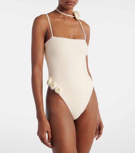 Rose Choker asymmetrical swimsuit - Same - Modalova