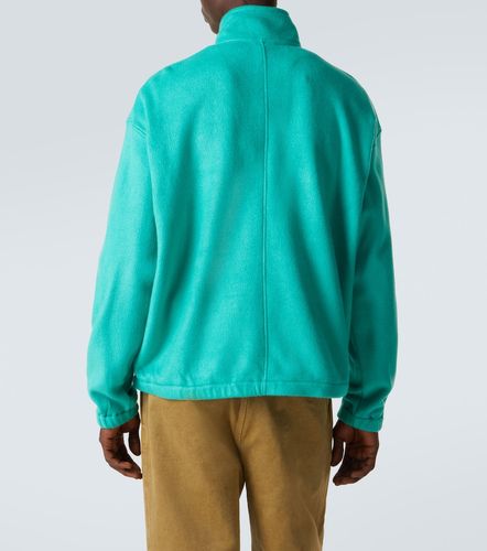 Silk fleece half-zip sweater - Auralee - Modalova