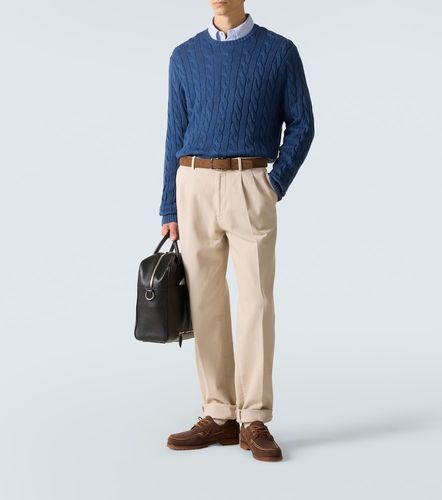 Pullover in cotone a trecce - Polo Ralph Lauren - Modalova