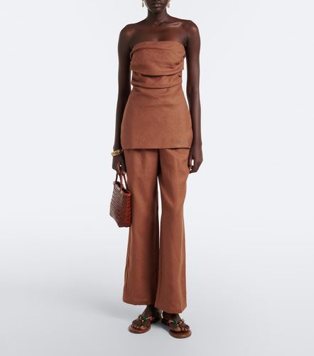 Capriolla linen wide-leg pants - Faithfull - Modalova