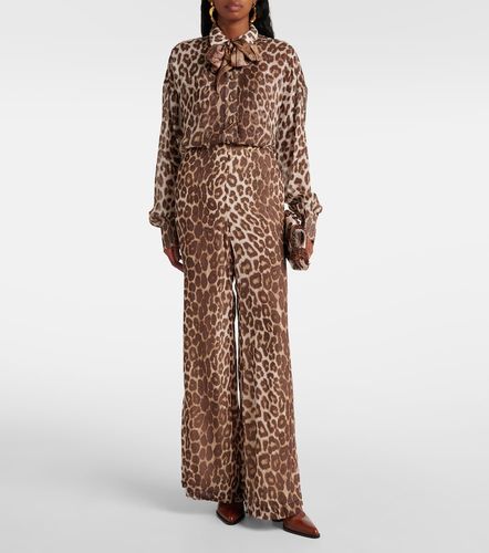 Pantaloni flared con stampa leopardata - Zimmermann - Modalova