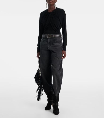 Gaetane draped jersey top - Isabel Marant - Modalova