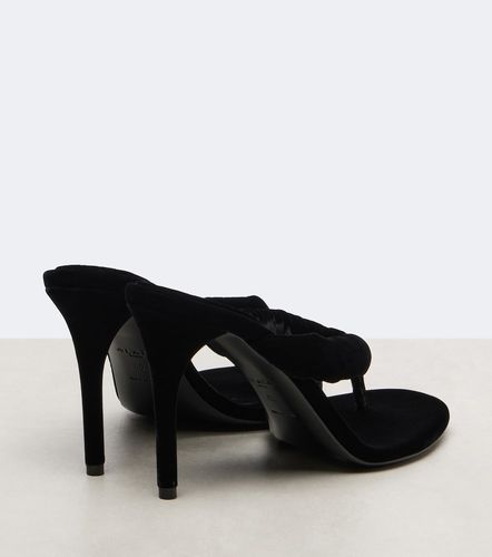 Alaïa Sandalias 90 de terciopelo - Alaia - Modalova
