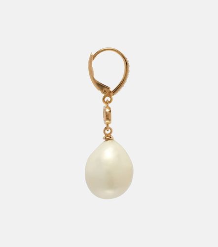 Orecchini pendenti VLogo con perle bijoux - Valentino - Modalova