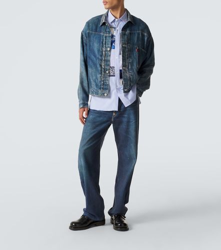 Camisa de algodón a rayas patchwork - Junya Watanabe - Modalova