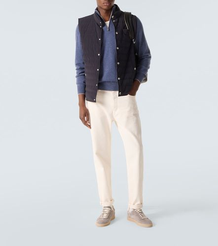 Cashmere half-zip sweater - Brunello Cucinelli - Modalova