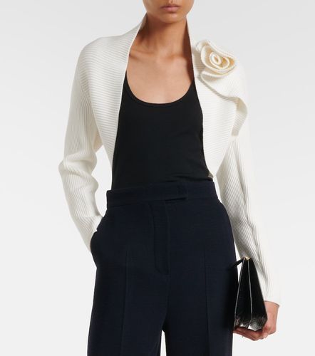 Knitted floral-applique shrug - Max Mara - Modalova