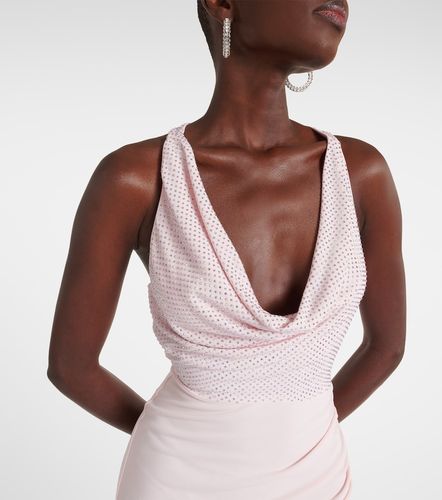 David Koma Abito midi con cristalli - David Koma - Modalova