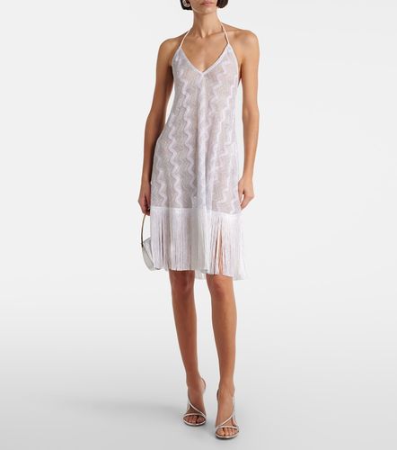 Copricostume a zig zag con lamé - Missoni - Modalova