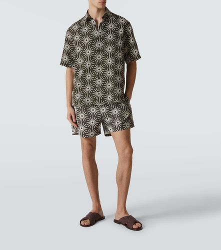 Camisa bowling Castro de lino estampada - Frescobol Carioca - Modalova
